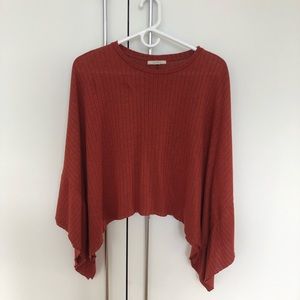 Zara TRF oversized bat wing top